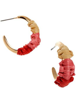�f�B���[�Y ���f�B�[�X �A�N�Z�T���[ �s�A�X�E�C�������O Dillard's Pink Ombre Wrapped Resort Hoop Earrings Multi/Gold �S�[���h