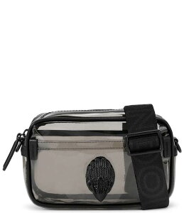 �J�[�g�W�F�C�K�[�����h�� ���f�B�[�X �o�b�O Kurt Geiger London Vinyl Kensington Small Clear Camera Crossbody Bag Black �u���b�N