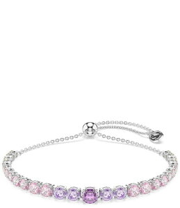 �X�����t�X�L�[ ���f�B�[�X �A�N�Z�T���[ �u���X���b�g�E�o���O���E�A���N���b�g Swarovski Matrix Crystal Adjustable Bracelet Silver �V���o�[