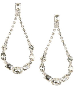 �Z�U���k ���f�B�[�X �A�N�Z�T���[ �s�A�X�E�C�������O Cezanne Mayra Loop Drop Earringsilver/Crystal �V���o�[