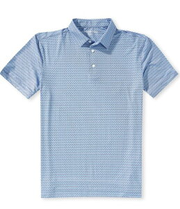 �~�Y�����C�� �����Y �g�b�v�X �V���c Mizzen+Main Versa Club Crest Short Sleeve Polo Shirt Cloud Blue �u���[