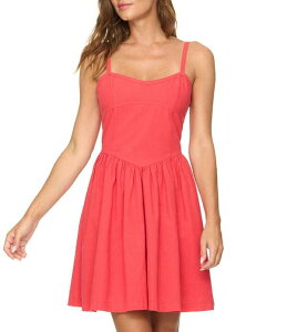 �t���b�O �A���h �A���Z�� ���f�B�[�X �g�b�v�X �����s�[�X �~�j �m�[�X���[�u Flag and Anthem Sleeveless Florence Mini Dress Red ���b�h