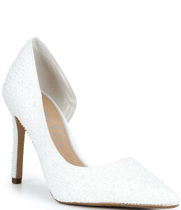�W�����r�j ���f�B�[�X �V���[�Y �p���v�X Gianni Bini Bridal Collection Therry Pearl d'Orsay Stiletto Pumps White �z���C�g