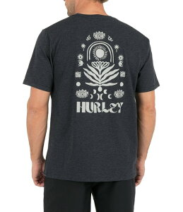 �n�[���[ �����Y �g�b�v�X �V���c Hurley Mystique Short Sleeve Slub T-Shirt Black Heather �u���b�N