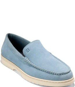 �R�[���n�[�� �����Y �V���[�Y �X���b�|���E���[�t�@�[ Cole Haan Men's Greenwich Grand Venetian Loafers Dusty Blue/Ivory �A�C�{���[
