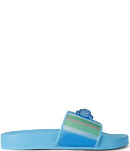 �J�[�g�W�F�C�K�[�����h�� �����Y �V���[�Y �T���_�� Kurt Geiger London Men's Kurt's Cabana Brockwell Pool Slide Sandals Blue Multi �u���[