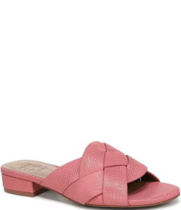 �i�`�����C�U�[ ���f�B�[�X �V���[�Y �T���_�� ���U�[ Naturalizer Morena 2 Shimmer Leather Slide Sandals Coral Pink �s���N