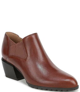�o�C�I�j�b�N ���f�B�[�X �V���[�Y �u�[�c�E���C���u�[�c ���U�[ �q�[�� Vionic Bethany Leather Stacked Heel Booties Baked Clay