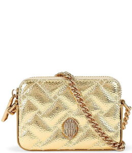 �J�[�g�W�F�C�K�[�����h�� ���f�B�[�X �o�b�O Kurt Geiger London Kensington Micro Camera Chain Strap Crossbody Bagold �S�[���h