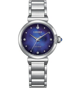 �V�`�Y�� ���f�B�[�X �A�N�Z�T���[ �r���v T�V���c Citizen Women's L Mae Three Hand Stainlessteel Bracelet Watch Silver/Blue �u���[