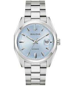 �u���o ���f�B�[�X �A�N�Z�T���[ �r���v T�V���c Bulova Men'surveyor Three Hand Stainlessteel Bracelet Watch Silver �V���o�[