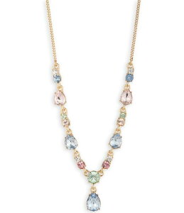 �W�o���V�[ ���f�B�[�X �A�N�Z�T���[ �l�b�N���X�E�`���[�J�[ ���[�X Givenchy Gold Tone Crystal Short Pendant Necklace Gold/Multi �S�[���h