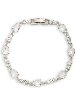 �W�o���V�[ ���f�B�[�X �A�N�Z�T���[ �u���X���b�g�E�o���O���E�A���N���b�g Givenchy Silver Tone Crystal Flex Line Bracelet Silver �V���o�[