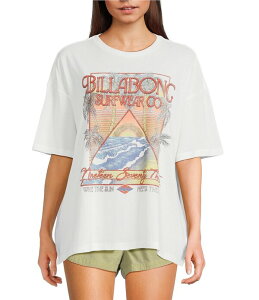 �r���{�� ���f�B�[�X �g�b�v�X �V���c Billabong Sun Meetsea Short Sleeve T-Shirt Salt Crystal