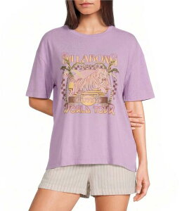 �r���{�� ���f�B�[�X �g�b�v�X �V���c Billabong Reachigh Short Sleeve T-Shirt Vintage Volt