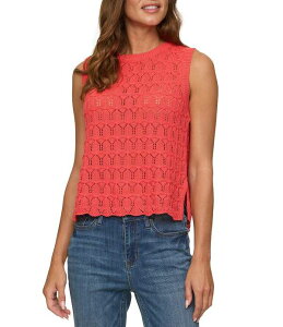 �t���b�O �A���h �A���Z�� ���f�B�[�X �g�b�v�X �V���c �Z�[�^�[ �m�[�X���[�u Flag and Anthem Solid Sleeveless Dale Sweater Tank Red ���b�h