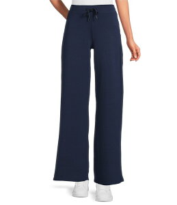 �X�p���N ���f�B�[�X �{�g���X �J�W���A���p���c ���C�h���b�O Spanx AirEssentialsR Wide Leg Pull On Drawstring Coordinating Pants Timeless Navy �l�C�r�[