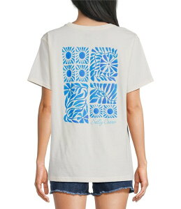 �\���e�B�[�N���[ ���f�B�[�X �g�b�v�X �V���c Salty Crew Sunblock Boyfriend T-Shirt Off White �I�t�z���C�g