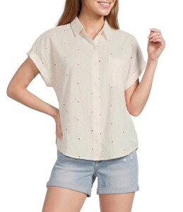 �t���b�O �A���h �A���Z�� ���f�B�[�X �g�b�v�X �V���c Flag and Anthem Short Sleeves Graceville Shirt Ecru �G�N����