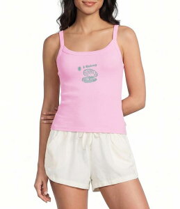 �r���{�� ���f�B�[�X �g�b�v�X �V���c �m�[�X���[�u Billabong Day Trip Forever Sleeveless Tank Toprism Pink �s���N