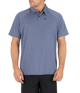 �n�[���[ �����Y �g�b�v�X �V���c Hurley H20-DRI Outback Raglan Sleeve Peformance Polo Shirt Abyss