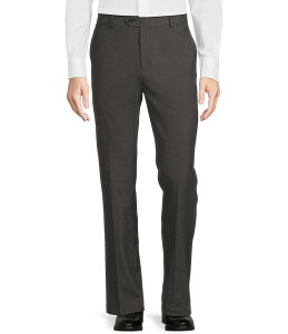 �_�j�G�� �N���~�� �����Y �{�g���X �J�W���A���p���c �p���c Daniel Cremieux Signature Label Stretch Flat Front Dress Pants Grey �O���[