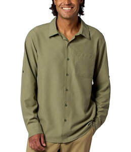 �}�[���b�g �����Y �g�b�v�X �V���c Marmot AirExchange SolarShield Long Sleeve Woven Shirt Olive Grove �I���[�u