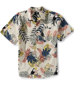 �n�[���[ �����Y �g�b�v�X �V���c Hurley Lido Short Sleeve Woven Shirt Bone 3