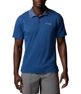 �R�����r�A �����Y �g�b�v�X �V���c Columbia PFG Freezer Short Sleeve Polo Shirt Carbon