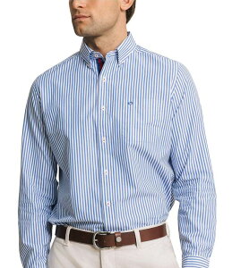 �T�E�U�[���^�C�h �����Y �g�b�v�X �V���c Southern Tide Gulfstream Stripe Long Sleeve Woven Shirt Blue �u���[
