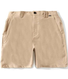 �n�[���[ �����Y �{�g���X �n�[�t�p���c�E�V���[�c �V���[�g�p���c Hurley Phantom Heather 18 Outseam Walkshorts Khaki �J�[�L