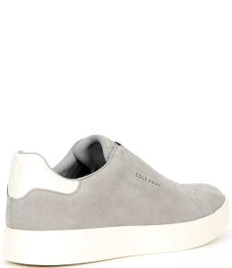 �R�[���n�[�� �����Y �V���[�Y �X���b�|���E���[�t�@�[ �X�j�[�J�[ Cole Haan Men's GrandPro Luxe Slip Onubuck Sneakersea Stone/Angora �X�g�[��