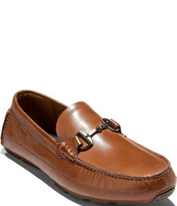 �R�[���n�[�� �����Y �V���[�Y �X���b�|���E���[�t�@�[ ���U�[ Cole Haan Men's Hutchison Grand Leather Bit Drivers CH British Tan/Java �^��