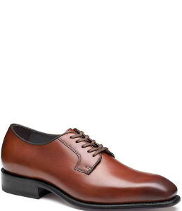 �W�����X�g���A���h�}�[�t�B�[ �����Y �V���[�Y �I�b�N�X�t�H�[�h ���U�[ Johnston & Murphy Men's Ashton Leather Plain Toe Oxfords Brown �u���E��