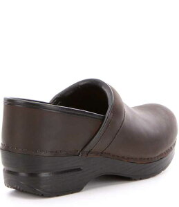 �_���X�R ���f�B�[�X �V���[�Y �T���_�� ���U�[ Dansko Professional Oiled Leather Slip-On Clogs Brown �u���E��