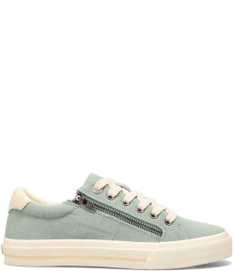 �^�I�X�t�b�g�E�F�A ���f�B�[�X �V���[�Y �X�j�[�J�[ Taos Footwear Z-Soul Canvas Zip Detail Sneakerspearmint/Cream �N���[��