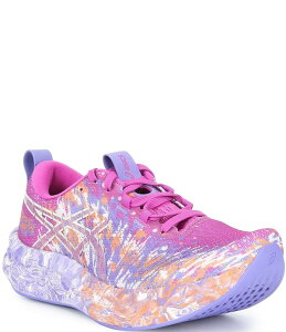 �A�V�b�N�X ���f�B�[�X �V���[�Y �X�j�[�J�[ �v�����g ASICS Women's Noosa Tri 16 Printed Running Shoes Digital Sakura/Amethyst