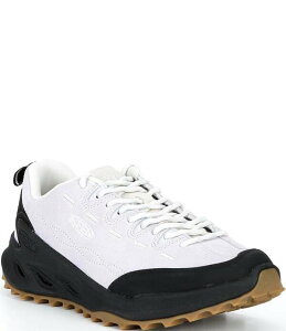 �L�[�� ���f�B�[�X �V���[�Y �X�j�[�J�[ �X�G�[�h Keen Women's Jasper Zionic Suede Hiking Sneakers Thistle/Birch