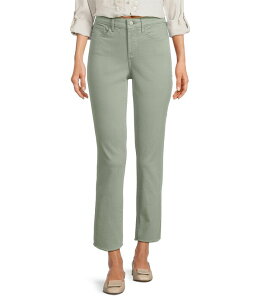 �G�k���C�f�B�[�W�F�C ���f�B�[�X �{�g���X �f�j���p���c �W�[���Y NYDJ Stretch Denim Sheri Slim Straight Fit Mid Rise Jeans Mistletoe �f�j��