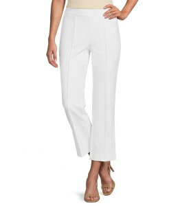 �C���x�X�g�����c ���f�B�[�X �{�g���X �J�W���A���p���c Investments Pull-On Lightweight Ponte Kick Flare Cropants White �z���C�g