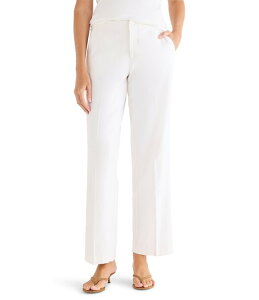 �j�b�N�A���h�]�[ ���f�B�[�X �{�g���X �J�W���A���p���c ���C�h���b�O ���l�� NIC + ZOE Lenox Stretch Linen Wide Leg Pants Milk White �z���C�g