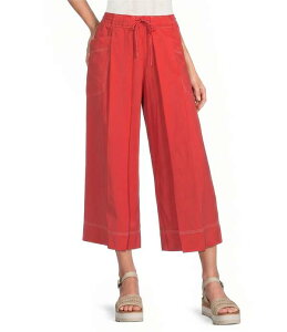 �f���N���V�[ ���f�B�[�X �{�g���X �J�W���A���p���c ���C�h���b�O �v�` Democracy Petite Size Sky Rise Wide Leg Pull-On Cropants Tangerine �^���W�F����