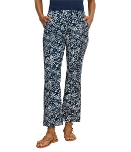 �j�b�N�A���h�]�[ ���f�B�[�X �{�g���X �J�W���A���p���c �A���N�� �u�[�c NIC + ZOE Plaza Demi-Boot Shibori Lilies Ankle Pants Inidgo Multi �}���`�J���[