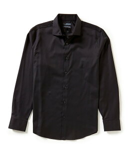 �����m �����Y �g�b�v�X �V���c Murano Wardrobe Essentials Slim-Fit Textured Spread-Collar Woven Sportshirt Black �u���b�N