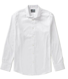 �����m �����Y �g�b�v�X �V���c Murano Wardrobe Essentials Slim-Fit Textured Spread-Collar Woven Sportshirt White �z���C�g
