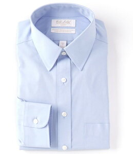 ���E���h�g�D���[�A���h���[�N �����Y �g�b�v�X �V���c �X�����t�B�b�g Gold Label Roundtree & Yorke Slim Fit Non-Iron Point Collar Solid Dress Shirt Light Blue �u���[