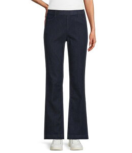 �C���g�� ���f�B�[�X �{�g���X �J�W���A���p���c �f�j�� �u�[�c Intro Stella Denim Flat Front Boot-Leg Pull-On Pants Freedom Dark Wash �f�j��
