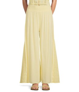 �G���� ���f�B�[�X �{�g���X �J�W���A���p���c ���C�h���b�O ELAN Coordinating Wide Leg Pull-On Pants Vanilla