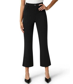ヒュー レディース ボトムス カジュアルパンツ レギンス ジャージー HUE Double Soft Jersey Kick Flare Leggings Black ブラック
