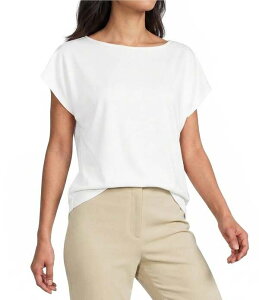 �C���x�X�g�����c ���f�B�[�X �g�b�v�X T�V���c �L���b�v �j�b�g Investments Cap Sleeve Boat Neck Rory Knitee White �z���C�g